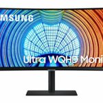 Samsung S34A650UXU - LED monitor - curved - 34" - 3440 x 1440 Ultra WQHD @ 100 Hz - VA - 300 cd/m² - 4000:1-5 ms - HDMI, DisplayPort, USB-C - bla
