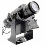 FDYD GOBO Light LED Logo GOBO Projector 50W GOBO Projector Advertising Logo Light with Custom Rotating Glass Gobos,Black,50W