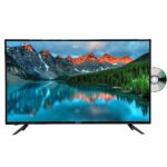 EMtronics 43 inch Full HD LED TV with Freeview, Built-In DVD Player, 3 x HDMI, 2 x USB wth PVR for Recording - Black