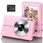 Digital Camera 1080P Digital Compact Camera 44MP HD Photo Camera kid Camera Digital Camera Cheap with 2.4" LCD Screen 16X Digital Zoom and 1 Batt