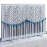 QYQS A Curtain Of Dream Blue Tv Cover, Indoor Bedroom Living Room Decoration Television Dust Cover, Compatible with Various Models(Size:42inch/10