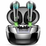 Wireless Earbuds, Bluetooth 5.3 Headphones In Ear Wireless Headphones with ENC 2.0 Mic, 2023 Bluetooth Earphones Noise Cancelling Ear buds with 5