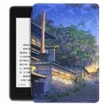 shzrgarts Slimshell Case For 6" Kindle Paperwhite 10Th Generation 2018 Release - Pu Leather Covers For Kindle Paperwhite E-Reader Accessory-Anime