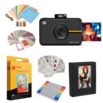 KODAK Step Touch Instant Camera with 3.5” LCD Touchscreen Display |13MP 1080p HD Video (Black) Gift Bundle