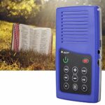 Portable E Book Reader, Reading Mini 350mAh Bible Book Reader, Rechargeable for 5+ Hours Standby Bible Listeners(Arabic blue)
