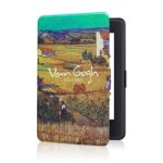 XYFCJK Hand Strap Case For Kindle - Paperwhite 123 (6Th 7Th Gen) 2013 2015 Smart Anti-Drop Cover, Printing Slimshell Waterproof Case For Dp75Sd,