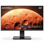 KOORUI Monitor 21.5 Inch Gaming Monitor FHD 1080P/Full HD 100HZ PC Monitor VA Panel LCD Display with Speakers FreeSync G-SYNC Compatible (HDMI/VG