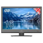 Cello C1620FS 16 inch Full HD LED TV built in DVD Freeview HD Built in satellite receiver with HDMI and USB for recording from Live TV, Made In T