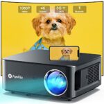 Projector, 5G WiFi Bluetooth Video Projector, 15000 Lumens Retroprojector