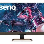 BenQ EW3280U 32 Inch 4K IPS Computer Monitor with Integrated Speakers, Custom Audio Modes, USB-C (PD 60W), FreeSync, Remote Control, and Edge to