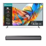 Hisense 4K Mini-LED TV U6K and HS214 with Built-in subwoofer, Dolby Audio