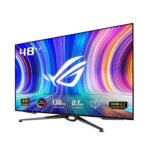 ASUS ROG Swift OLED PG48UQ gaming monitor – 47.5-inch 4K, OLED, 138Hz (OC), 0.1 ms(GTG), G-SYNC compatible, anti-glare, custom heatsink, uniform