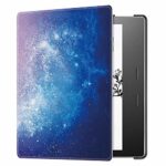 XYFCJK Kindle Oasis 2 Case - Slimshell Smart Cover With Auto Sleep Wake, Fashion Print Pu Leather Anti-Drop Waterproof Business Case, E-Reader Ac