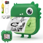 Selvim Instant Print Digital Camera for Kids GREEN