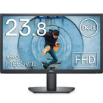 Dell SE2422HX 24 Inch Full HD (1920x1080) Monitor, 75Hz, VA, 5ms, AMD FreeSync, HDMI, VGA, 3 Year Warranty, Black