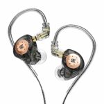 KZ EDX PRO in Ear Monitor Earphones, EDX PRO Wired in-Ear Earbuds HIFI Deep Bass Sound Headphones with 1DD New 10mm Dynamic Driver Over-Ear Heads