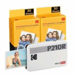 KODAK Mini 2 Retro 4PASS Portable Photo Printer (2.1x3.4 inches) + 68 Sheets Bundle, White
