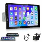 Car Radio Single Din Car Stereo 9 Inch Touch Screen with Bluetooth Mirror Link USB FM Radio Audio Receiver Head Unit with Backup Camera External