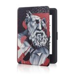 XYFCJK Hand Strap Case For Kindle - Paperwhite 123 (6Th 7Th Gen) 2013 2015 Smart Anti-Drop Cover, Printing Slimshell Waterproof Case For Dp75Sd,