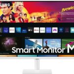 Samsung LS32BM701UUXXU 32" 4K Smart Monitor Smart Hub for TV streaming and catch up apps - White
