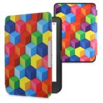 kwmobile Case Compatible with Kobo Clara HD Case - eReader Cover - Colorful Blocks Multicolor