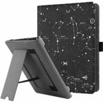 HGWALP Universal Stand Case for 6-6.8 inch eReaders,Premium PU Leather Sleeve Stand Cover with Handstrap Compatible with All 6" 6.8" Paperwhite/K