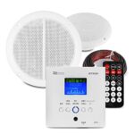 Power Dynamics BTW30 Bluetooth Ceiling Speaker Kit - 2x Marine Speakers