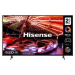 Hisense 65E7HQTUK QLED Gaming Series 65-inch 4K UHD Dolby Vision HDR Smart TV with YouTube, Netflix,Disney + Freeview Play and Alexa Built-in, Bl