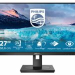 PHILIPS 272S1AE - 27 Inch FHD Monitor,75Hz, 4ms, IPS, Height adjust, Speakers, FlickerFree, AdaptiveSync (1920 x 1080, 250 cd/m², HDMI/VGA/DP/DVI
