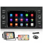 NHOPEEW Android Car Stereo for Ford Transit Fiesta Focus Galaxy Mondeo Kuga Fusion 7 inch Touchscreen Radio with Sat Nav Bluetooth Mirror Link SW