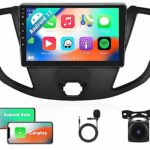 CAMECHO Android 11 Car Stereo for Ford Transit 2014-2019 with GPS Navigation Sat Nav 9 inch Bluetooth Car Radio with Wireless CarPlay Andriod Aut