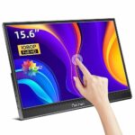 Portable Monitor Touchscreen,15.6 Inch 1920x1080 USBC Monitor with HDMI USBC Ultra-Slim IPS Display,Plug&Play,HDR External Monitor for Laptop PC