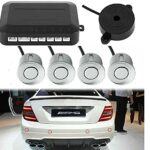 Multibao Parking Sensor Car Reversing Sensors Backup Radar System Buzzer Alarm with 4 Sensors - Silver
