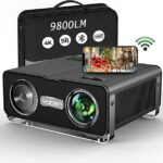 YABER 5G WiFi Bluetooth Projector 2022 Upgraded 9800 Lumen Full HD 1080P Projector Support 4K, 4D/4P Keystone&Zoom, Home Cinema&Outdoor Video Pro