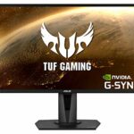 ASUS TUF Gaming VG27AQ HDR Gaming Monitor - 27 Inch WQHD (2560 x 1440), IPS, 155Hz*, ELMB Sync, G-SYNC Compatible, Adaptive-sync, 1 ms (MPRT), HD