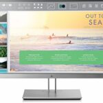 HP EliteDisplay E233 HO + Adjustable Dual Display Stand LED display 58.4 cm (23") 1920 x 1080 pixels Full HD Flat Black,Silver