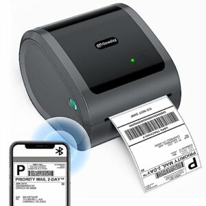 Bluetooth Thermal Label Printer 4X6 - Wireless Shipping Label Printer for Small Business & Packages