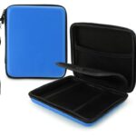 SILCOSTAR Carry Storage Travel EVA Hard Protective Case Cover For 2DS Condole & Accessories with Double Zipper and 8 Game Holders For 2DS Game (B