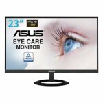 ASUS VZ239HE 23 Inch Monitor, FHD (1920x1080), IPS, Ultra-Slim Design, 75Hz, HDMI, D-Sub, Flicker free, Low Blue Light, TUV certified