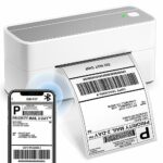 ASprink Bluetooth Thermal Label Printer Machine - Wireless Postage Shipping Label Printer Machine for Phone Desktop Thermal Label Printer 4x6, Co