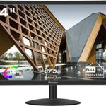 24" Computer Monitor 75Hz PC Display, IPS FHD 1920 x 1080P Business Screen LED Desktop Monitor with HDMI and VGA Ports, 99% sRGB, 3000:1 Contrast