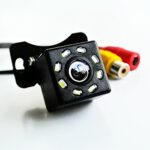 EZoneTronics 170° Angle Car Rear View Reverse Camera Back camera Night Vision 8 LED Waterproof Parking Guide Line RZ218