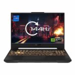 ASUS TUF Gaming F15 FX507ZV 15.6" Full HD 144Hz Gaming Laptop (Intel i7-12700H 14-Cores, NVIDIA GeForce RTX 4060 8GB Graphics (140W TGP), 16GB RA