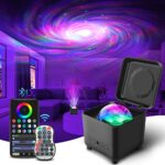Galaxy Projector,Star Projector with Smart App/Remote Control,Night Light Kids for Bedroom,Aurora Galaxy Light Projector with Bluetooth Speaker,1