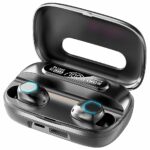 PIAAUORRS Wireless Earbuds Bluetooth 5.3 Deep Bass Headphones with Mic LED Display Charging Box IP7 Waterproof In ear Earphones One-Step Pairing