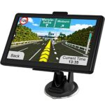 Jimtour 2023 UK Car Sat Nav, 7 inch GPS Navigator with Latest Europe Maps, Free Lifetime Updates, Satnav for Truck Lorry HGV LGV Motorhome, with