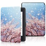XYFCJK Paperwhite 123 Case For Kindle - (6Th 7Th Gen) 2013 2015 Printed Smart Cover, Slimshell Pu Leather Anti-Drop Waterproof Case For Dp75Sd, E