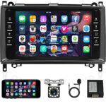 Android Car Stereo for Mercedes Benz W169 W245 B160 B170 B180 B200 W639 Vito Viano W906 Sprinter, 8 Inch Touch Screen Car Radio with Bluetooth GP