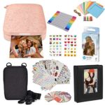 HP Sprocket Portable 2x3 inch Instant Colour Photo Printer (Blush Pink) Starter Bundle