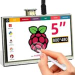 ELECROW For Raspberry Pi Screen, 5 inch Small Monitor 800x480 TFT Touch Screen Monitor Compatible with Raspberry Pi Banana Pi BB Black Windows 7